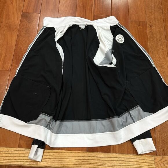 Zipway NBA Brooklyn Nets Men's Black/Gray Full-Zip Track Jacket Size 3XLT - Picture 7 of 11